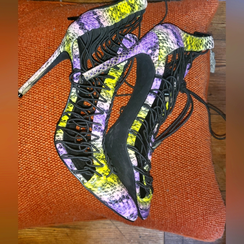 Unique Multi Color Bootie